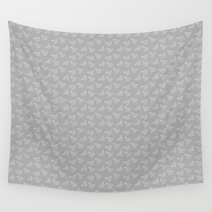 Paper plane Wall Tapestry