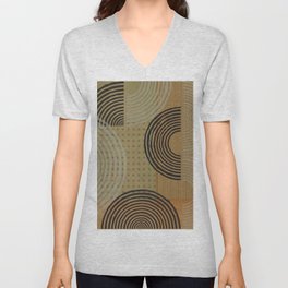 Natural Geometry Q DB-6 V Neck T Shirt