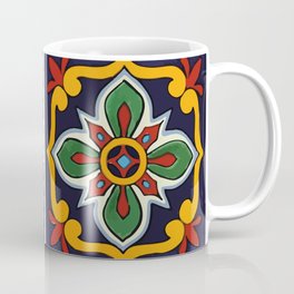 Mexican talavera navy blue set Coffee Mug