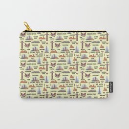 America Pattern USA Golden State Hollywood Natives Carry-All Pouch | Graphicdesign, Starsandstripes, Mountains, Goldengate, Texture, California, Geometric, Seamless, Colorful, Illustration 