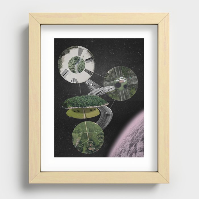 Chymical Station: Escape into Space Recessed Framed Print