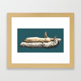 The Dog Framed Art Print