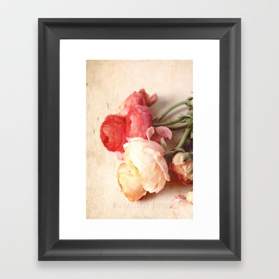 Romantic Heart Framed Art Print