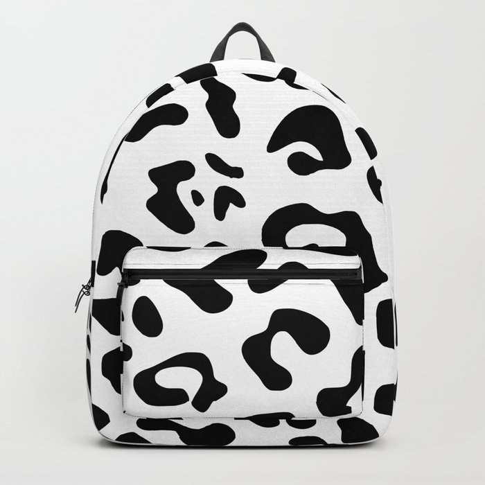 Big Black Leopard Spots Backpack by annaleeblysse Society6