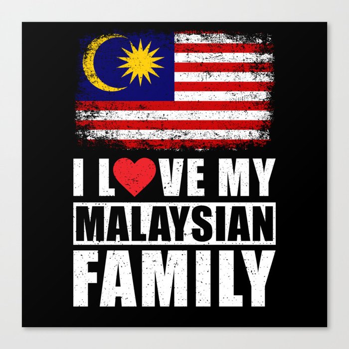 Malaysian Family Canvas Print