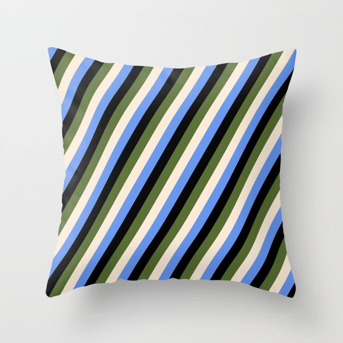 Dark olive online green throw pillows
