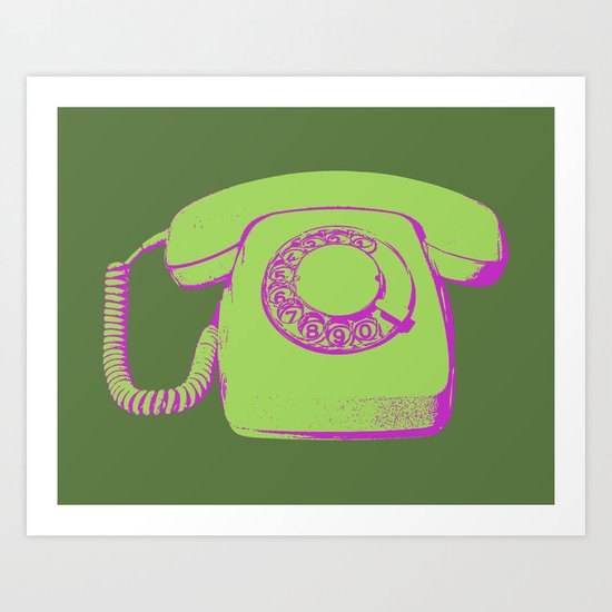 FAVOURITE90 - Telephone Art Print