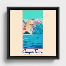 Cinque Terre Framed Canvas