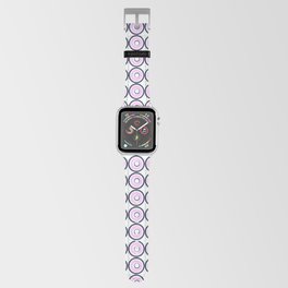 Modern Abstract Skateboard Wheels Pink Apple Watch Band