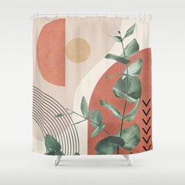Nature Geometry IV Shower Curtain