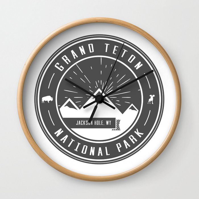 Grand Teton National Park Wall Clock