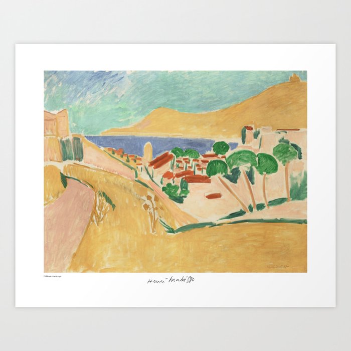 Collioure en Août by Henri Matisse Art Print