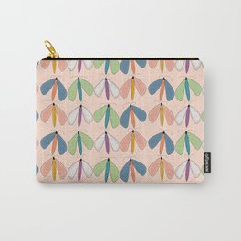 Summer Night Flutters | Peach Carry-All Pouch