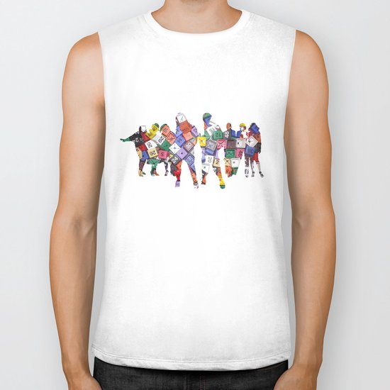 It is not the size of a person but the size of the heart that matters :) Biker Tank