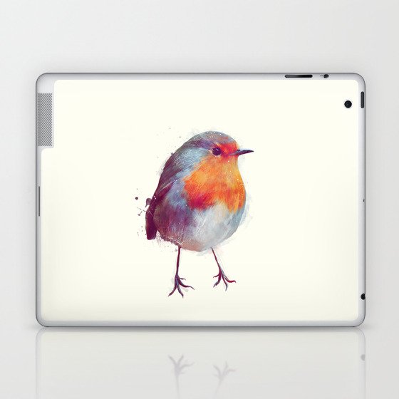 Winter Robin Laptop & iPad Skin