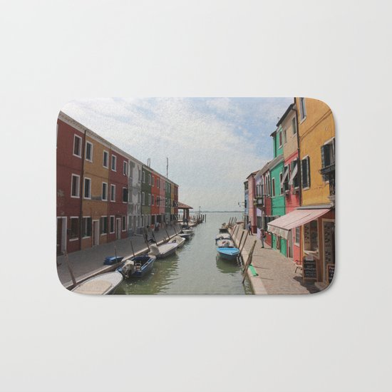 Burano in Venezia Bath Mat
