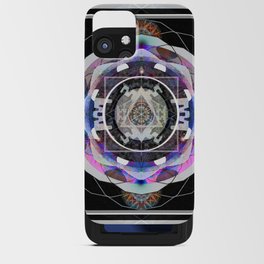 Luck and Divine Decisions Meditation Mandala Sacred Geometry Tapestry Art iPhone Card Case