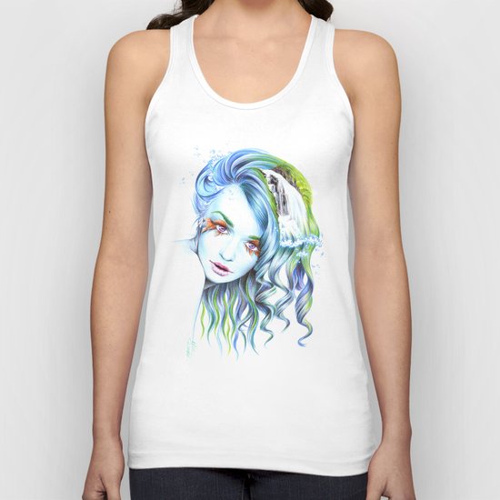 Water Unisex Tank Top