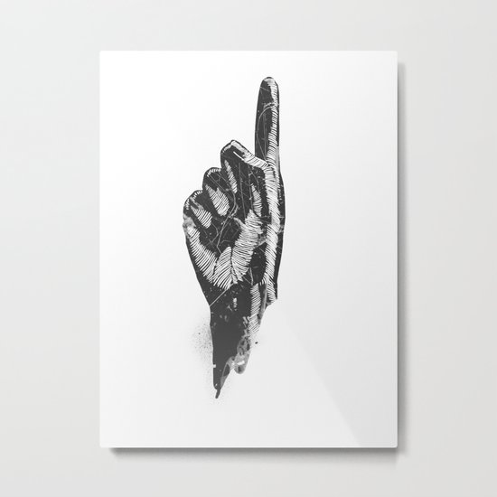 One Metal Print