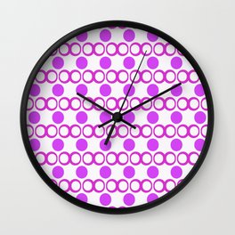 Retrocity in Grape Wall Clock