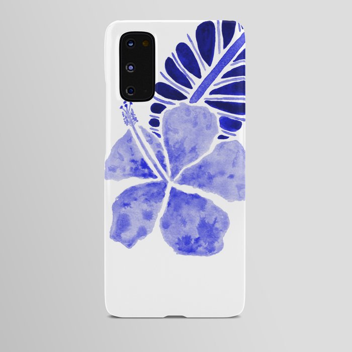 Hibiscus Tropical - Blue Android Case