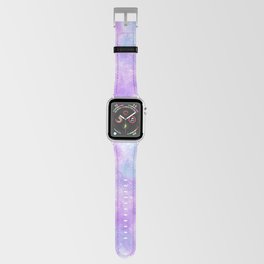 Purple Blue Galaxy Painting Apple Watch Band