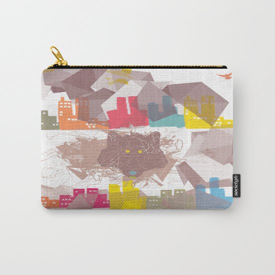 "the wolf in the town" Carry-All Pouch