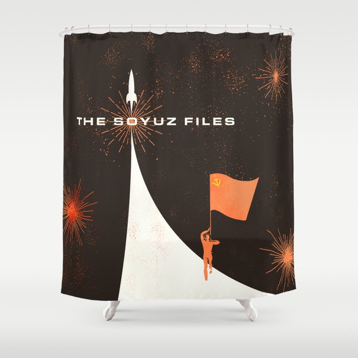 The Soyuz Files Shower Curtain