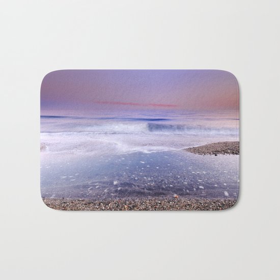 "Looking at the waves" Sea dreams Bath Mat
