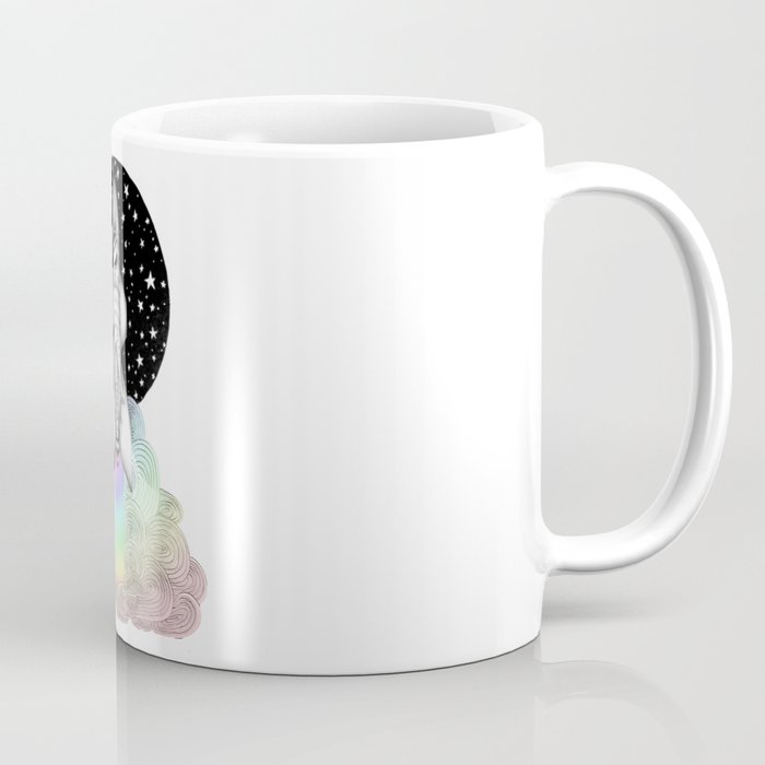 Super Magic Rainbow Dream Rocket Coffee Mug