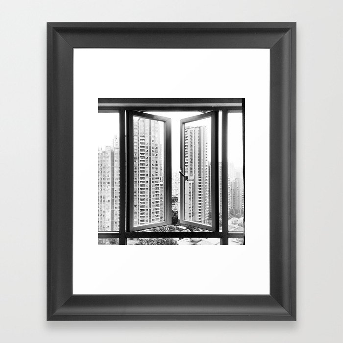 Window Framed Art Print