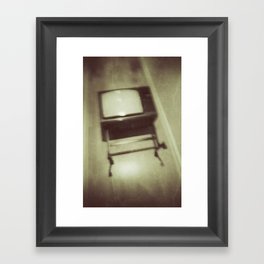 Discarded TV Framed Art Print