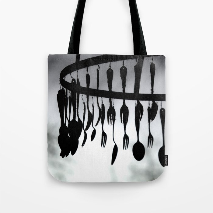 Fork and spoon Tote Bag