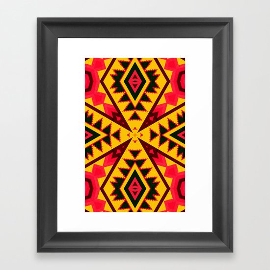 Pasión Azteca Framed Art Print