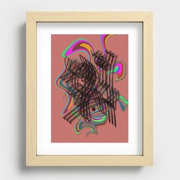 Urban Abstraction Recessed Framed Print