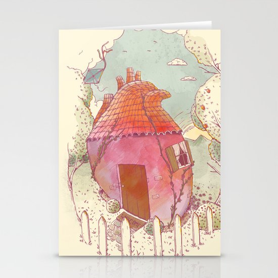 Home Is Where Your Heart Is Stationery Cards
