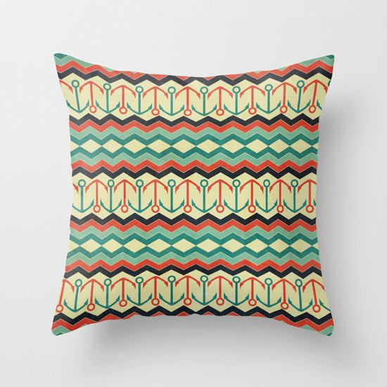 Ocean Adventure West Throw Pillow