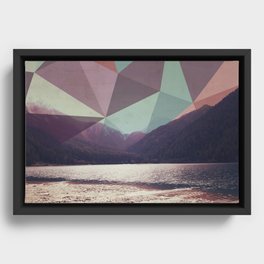 Autumnal Mountains Framed Canvas