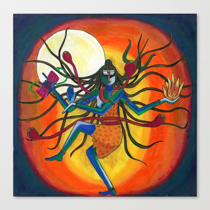 Nataraja Canvas Print By Purplesoul Society6