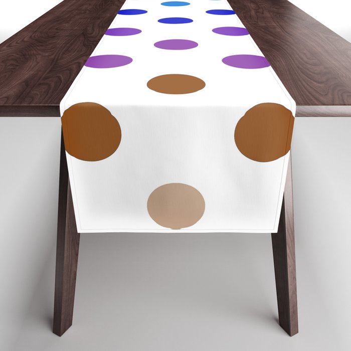 Polka Dots (Stylized Patterns 10) Table Runner