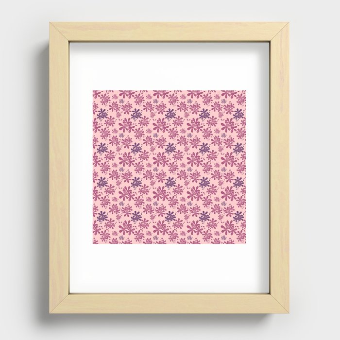 Beauty by three Recessed Framed Print