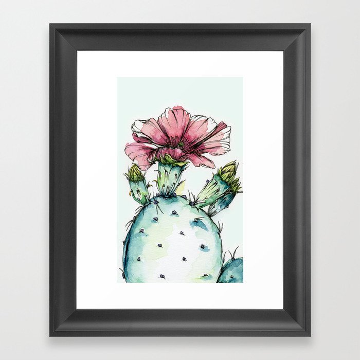 Pricklypear Framed Art Print