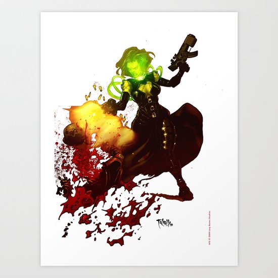 Anne Frankenstein AF2 Art Print