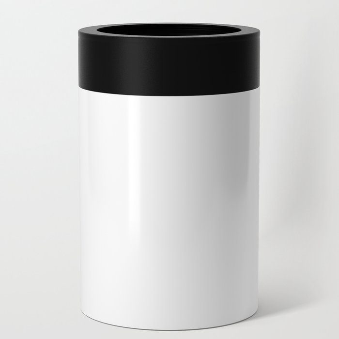 Abstract Black & White Viol Can Cooler