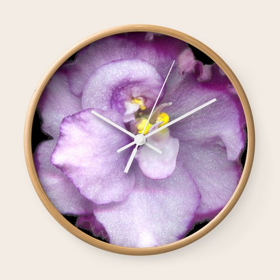 Violet Wall Clock