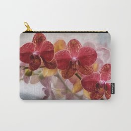 Pretty  'Orchid  and Moonlight' Botanical Wall Art Carry-All Pouch