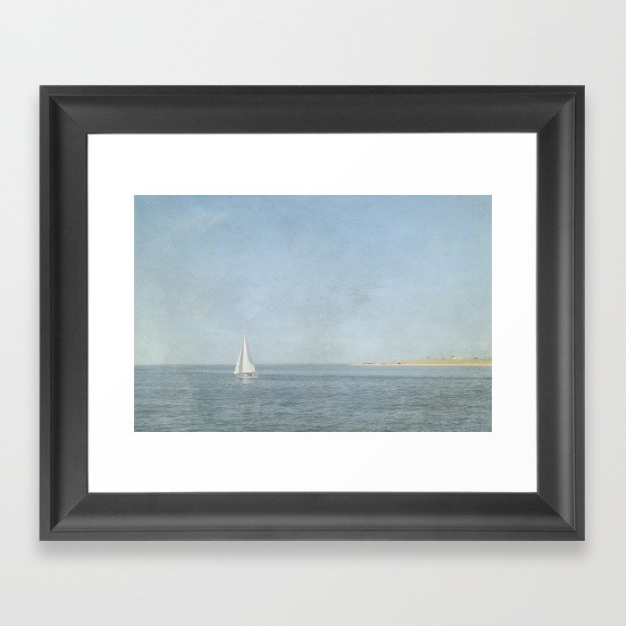 Sunday Sail  - Cape Cod Framed Art Print