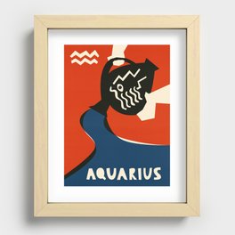 Aquarius Recessed Framed Print