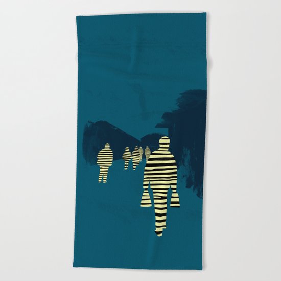 attraction Beach Towel