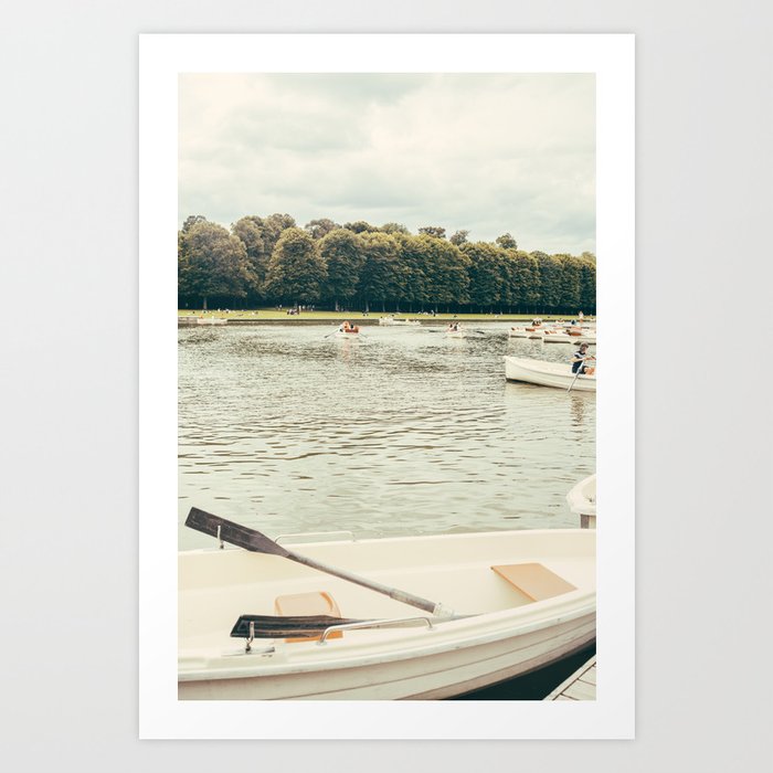 Versailles Canal - French Garden Rowing Boats - Paris France Park - Fine Art Travel Photography Art Print